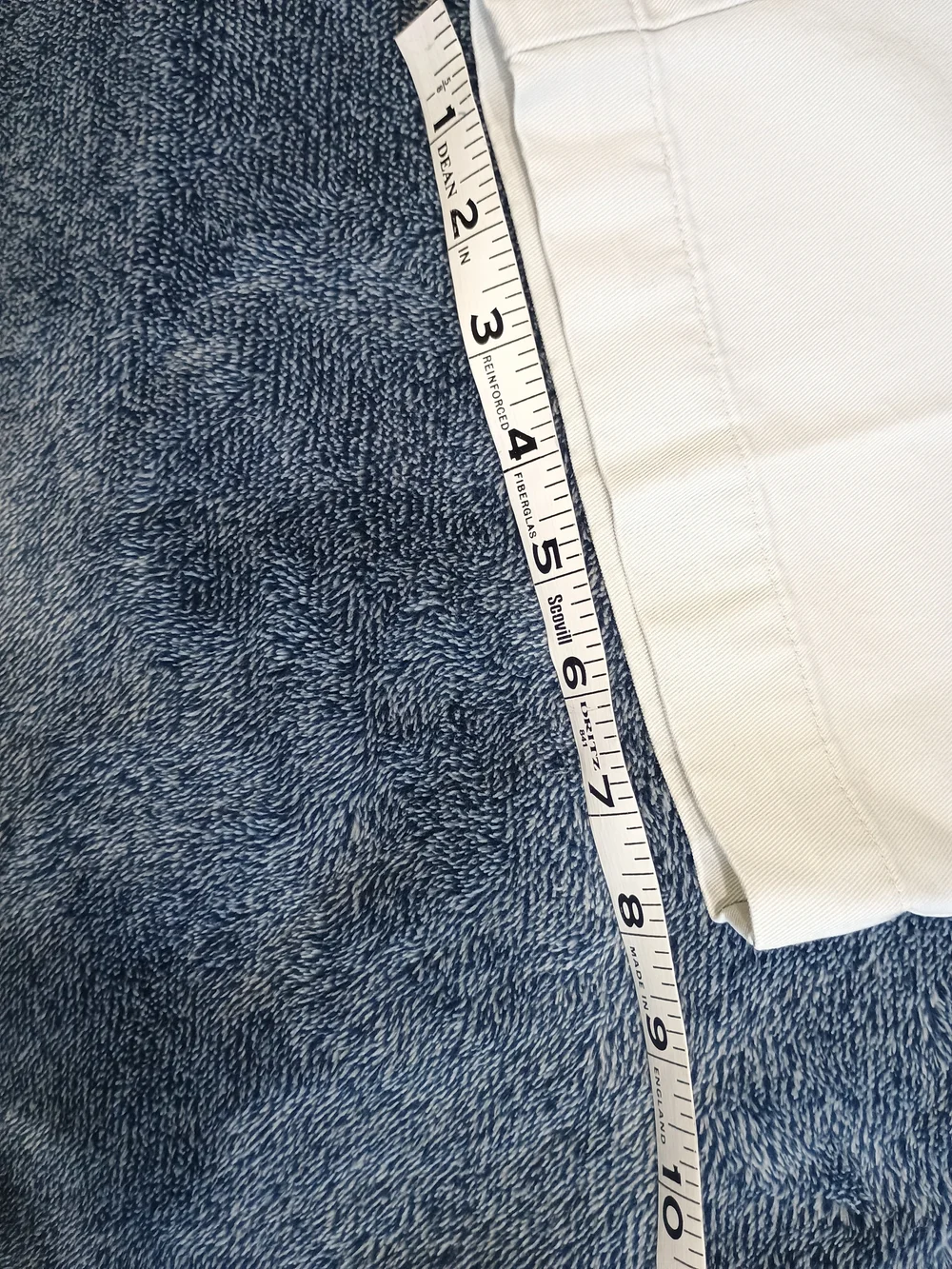 J. Crew Men's Cream Straight-Leg Chinos
